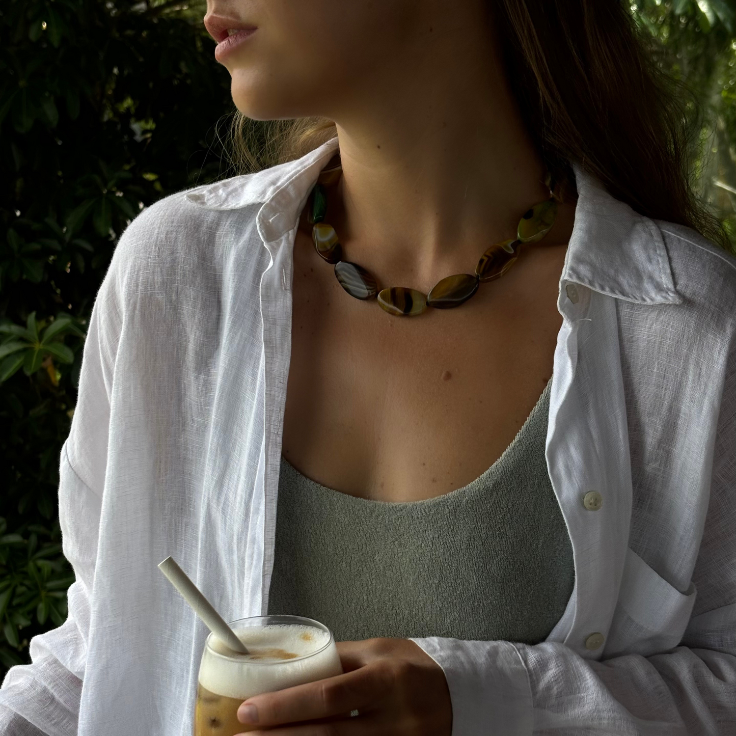 Green Agate necklace