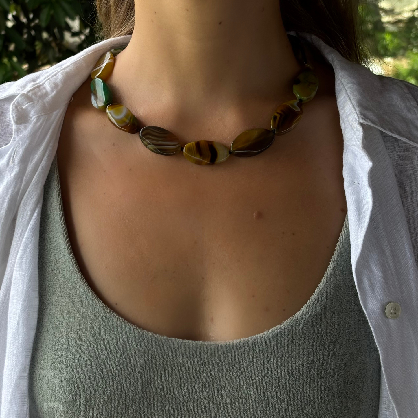 Green Agate necklace