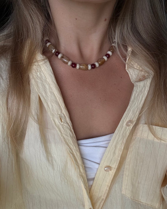 Cherry Cream Necklace