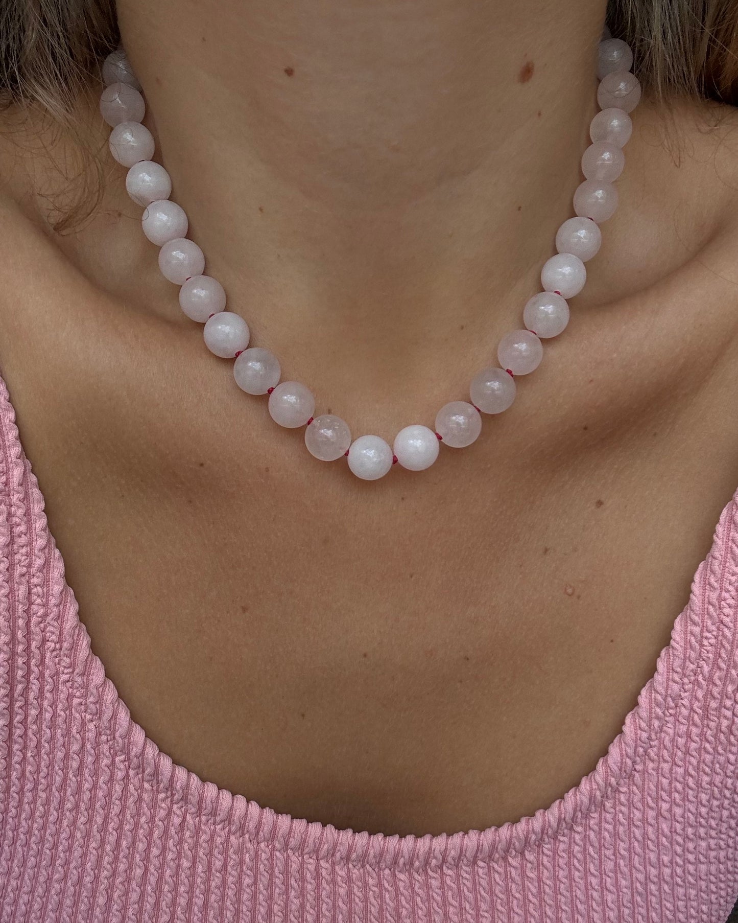 Pink Powder Necklace