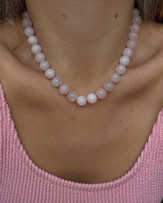 Pink Powder Necklace